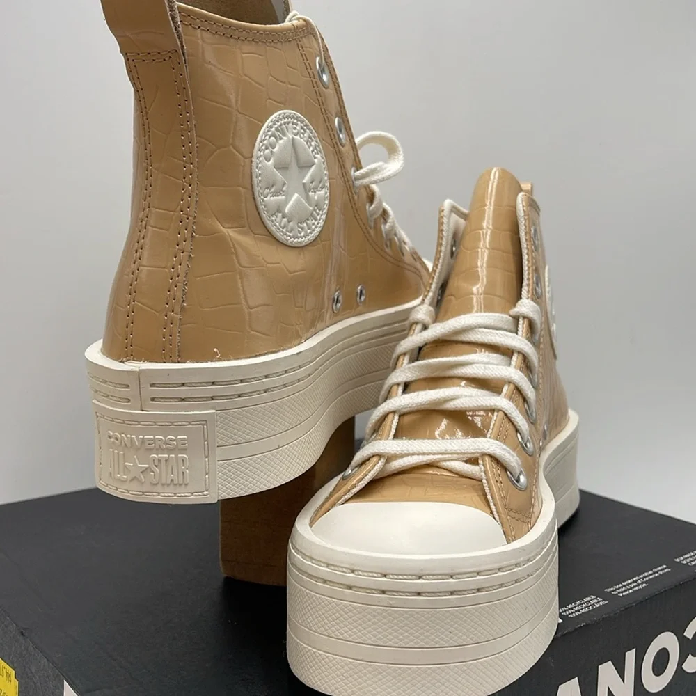 Converse WMNS CTAS MODERN LIFT HI EPIC DUNE/EPIC DUNE/EGRET A07658C Platforms - Picture 10 of 16
